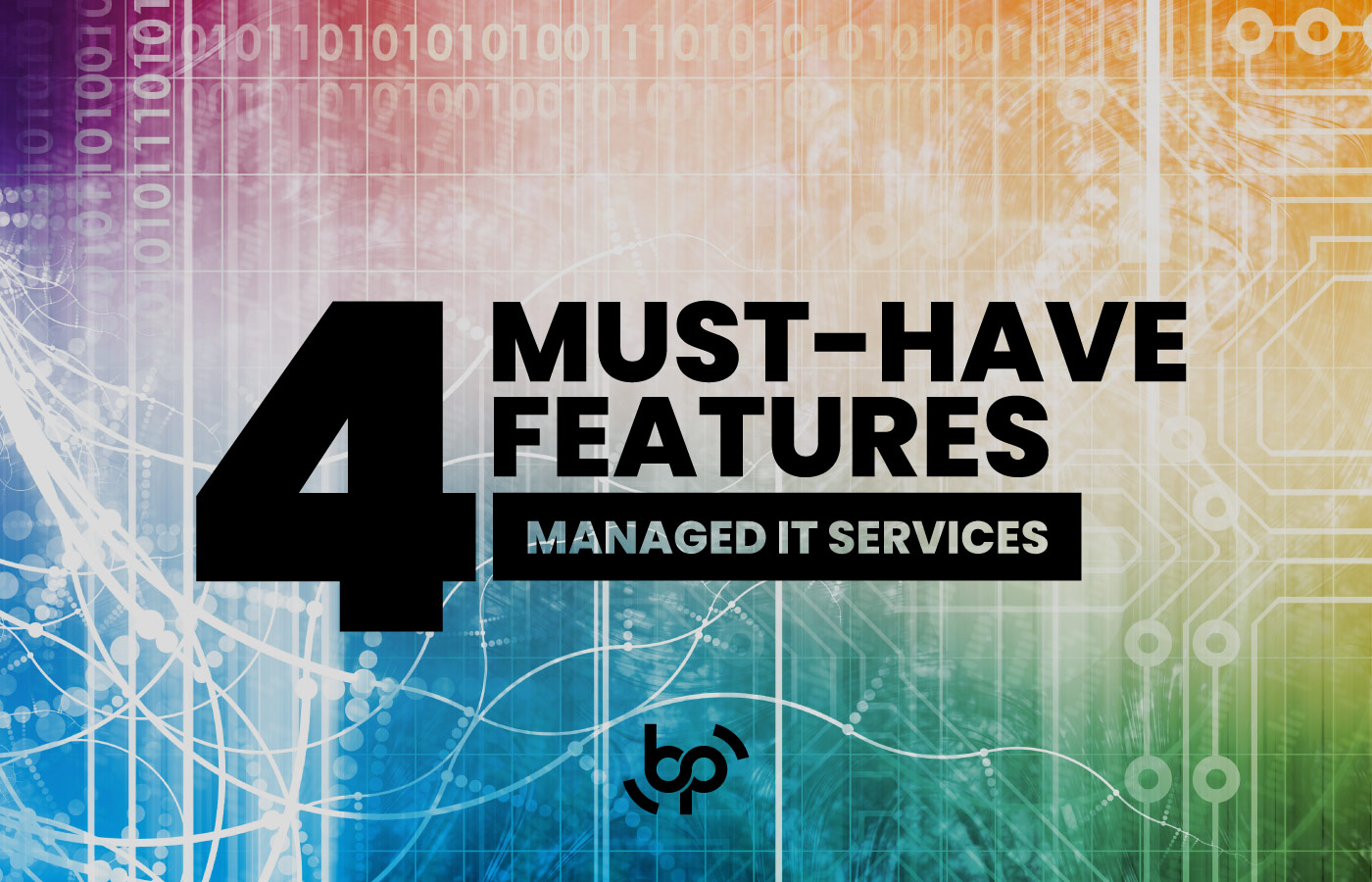 Dark abstract background with the bold white text “WHY YOUR BUSINESS NEEDS OUTSOURCED IT AND 24/7 MONITORING.” The logo “bp IT Managed Services” is at the bottom right corner. This image emphasizes the importance of managed IT services and continuous monitoring for business operations. Keywords: outsourced IT, 24/7 monitoring, managed services, business IT solutions, IT support, continuous monitoring, IT management.